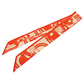 Pañuelo Twilly de seda Orange Hermès Brides De Gala Shadow