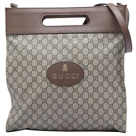 Bolso Tote y Bolso Satchel Gucci GG Supreme Neo Vintage beige
