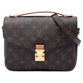 Borsa Louis Vuitton Monogram Pochette Metis marrone