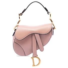 Borsa a tracolla Dior Micro in pelle di capra marrone