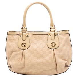 Gucci Guccissima Scarlett Tote beige