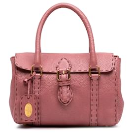 Borsa Fendi Mini Leather Selleria Linda Rosa