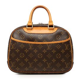 Borsa Louis Vuitton Monogram Trouville marrone