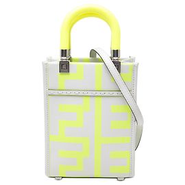 Borsa Tote e Borsa a mano Fendi Marc Jacobs Mini Leather Sunshine Shopper Gialla