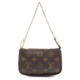 Borsa Louis Vuitton Monogram Mini Pochette Accessoires marrone
