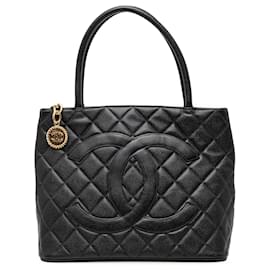 Tote Chanel Caviar Medallion nero