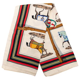 Sciarpa in seta Hermès Couvertures et Tenues de Jour 90