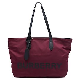 Tote Burberry Eco Nylon Logo Rosso