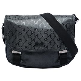 Borsa a tracolla Gucci GG Imprime nera