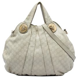 Borsa Gucci Large Guccissima Hysteria marrone