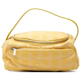 Beauty case in nylon Yellow Chanel New Travel Line