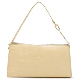 Borsa a tracolla Louis Vuitton Epi Pochette Accessoires Gialla