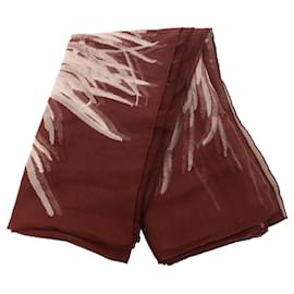 Sciarpa in mussola di seta Dahlia rossa Hermès 140 Scarves