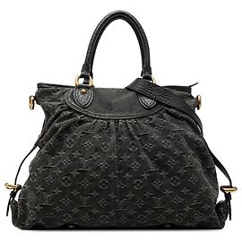 Borsa Louis Vuitton Monogram Denim Neo Cabby GM nera