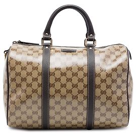 Borsa Boston Gucci Medium GG Crystal Joy beige