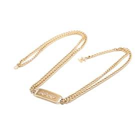 Chanel Coco Double Chain Gürtel mit Strass, Goldbeschichtet