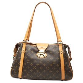Borsa a tracolla Louis Vuitton Monogram Stresa PM marrone