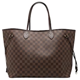 Borsa Tote Neverfull GM in Damier Ebene marrone Louis Vuitton