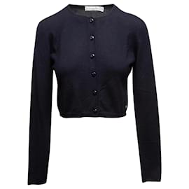 Christian Dior Kaschmir-Cardigan Navy Größe US S