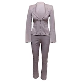 Tailleur pantalon Yves Saint Laurent Tom Ford Era violet clair Taille FR 34