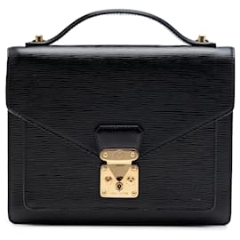 Borsa Louis Vuitton Epi Monceau 28 nera