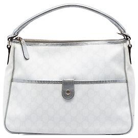 Borsa Gucci GG Supreme Joy argento