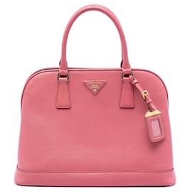 Borsa Prada Medium Saffiano Lux Open Promenade rosa