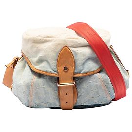 Borsa a tracolla Louis Vuitton Monogram Denim Sunshine blu