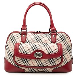 Borsa in tela Burberry Nova Check beige