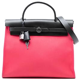 Borsa Hermès Toile Herbag Zip 31 rosa