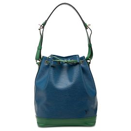 Borsa a secchiello Blue Louis Vuitton Epi Bicolor Noe GM