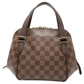 Borsa Louis Vuitton Damier Ebene Belem PM Marrone