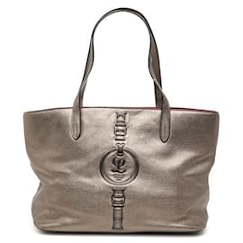 Tote in pelle metallizzata marrone LOEWE