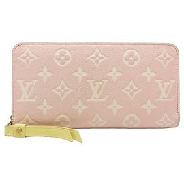 Portafoglio Zippy Long Bicolor Monogram Empreinte Rosa Louis Vuitton