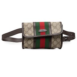 Bolsa de cintura Gucci GG Supreme bege