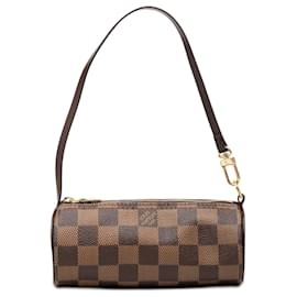 Bolso de mano Papillon Louis Vuitton Damier Ebene marrón
