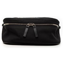 Riñonera de nylon con web negro Gucci