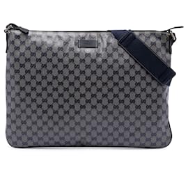 Borsa a tracolla Gucci GG Crystal marrone
