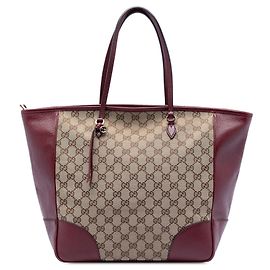 Borsa Tote Bree in tela GG Gucci beige