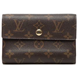 Portafoglio piccolo Louis Vuitton Monogram Alexandra marrone