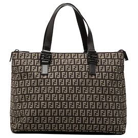 Tote in tela Fendi Zucchino marrone