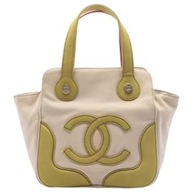 Borsa Chanel CC Canvas Marrone Marshmallow