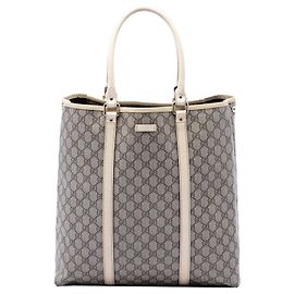 Tote verticale Gucci GG Supreme beige