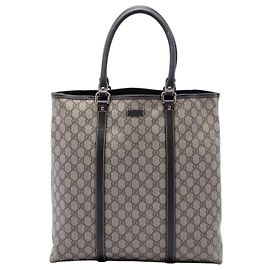 Beige Gucci GG Supreme Joy Vertical Tote