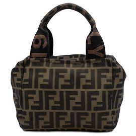 Braune Fendi Mini Zucca Canvas Handtasche
