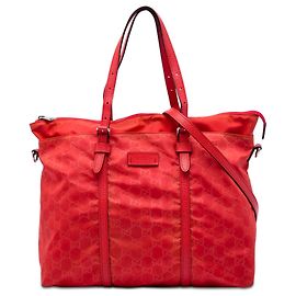 Borsa a tracolla Gucci GG in nylon rosso