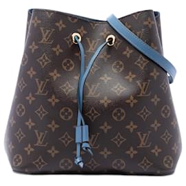 Borsa a secchiello Louis Vuitton Monogram Neonoe MM marrone