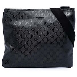 Borsa a tracolla Gucci GG Imprime nera