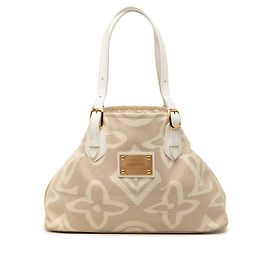 Borsa Tote Louis Vuitton Monogram Tahitienne PM beige