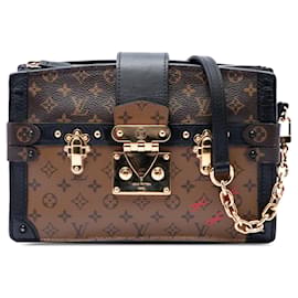 Borsa Clutch Crossbody Louis Vuitton Monogram Reverse Marrone